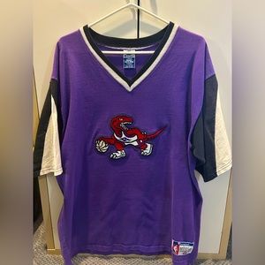 Vintage 90s Champion Toronto Raptors Basketball NBA Men’s Size L Purple T Shirt